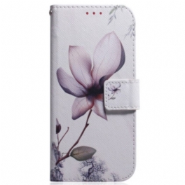 Fodral För Oppo Reno 12f 5g Rosa Blomma