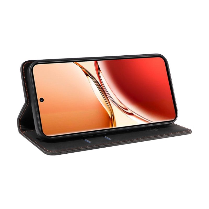 Folio-fodral Oppo Reno 12f 5g Telefonfodral Mockaeffekt Med Rfid-blockering Betopnice