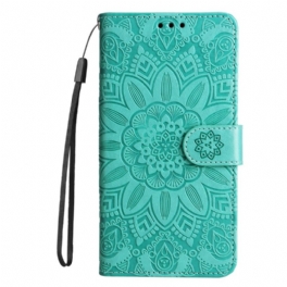 Läderfodral Oppo Reno 12f 5g Telefonfodral Flamboyant Mandala