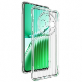 Skal Oppo Reno 12f 5g Transparent Vågig Textur Med Imak Airbag