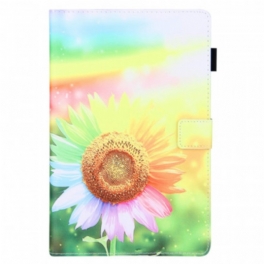 Fodral Samsung Galaxy Tab A8 (2021) Blommor I Solen