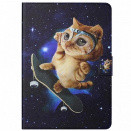 Fodral Samsung Galaxy Tab A8 (2021) Katt Skateboard