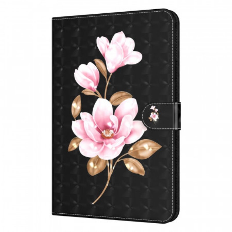 Folio-fodral Samsung Galaxy Tab A8 (2021) Läderimitation Trädblommor