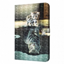 Folio-fodral Samsung Galaxy Tab A8 (2021) Light Spot Cat's Dream