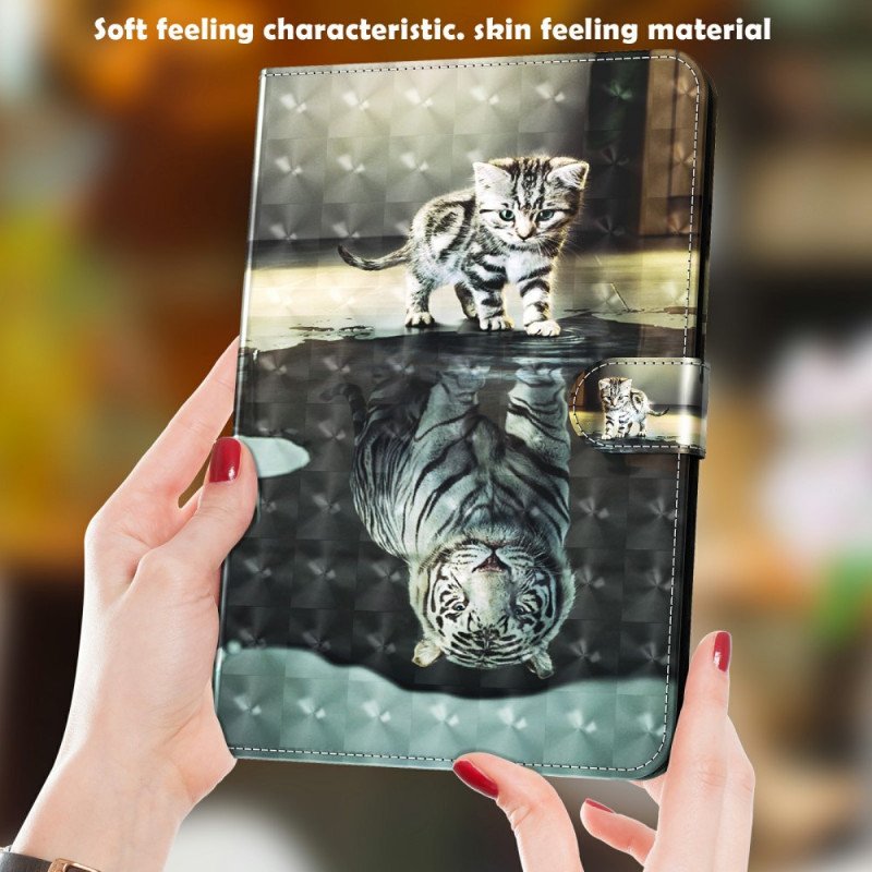 Folio-fodral Samsung Galaxy Tab A8 (2021) Light Spot Cat's Dream