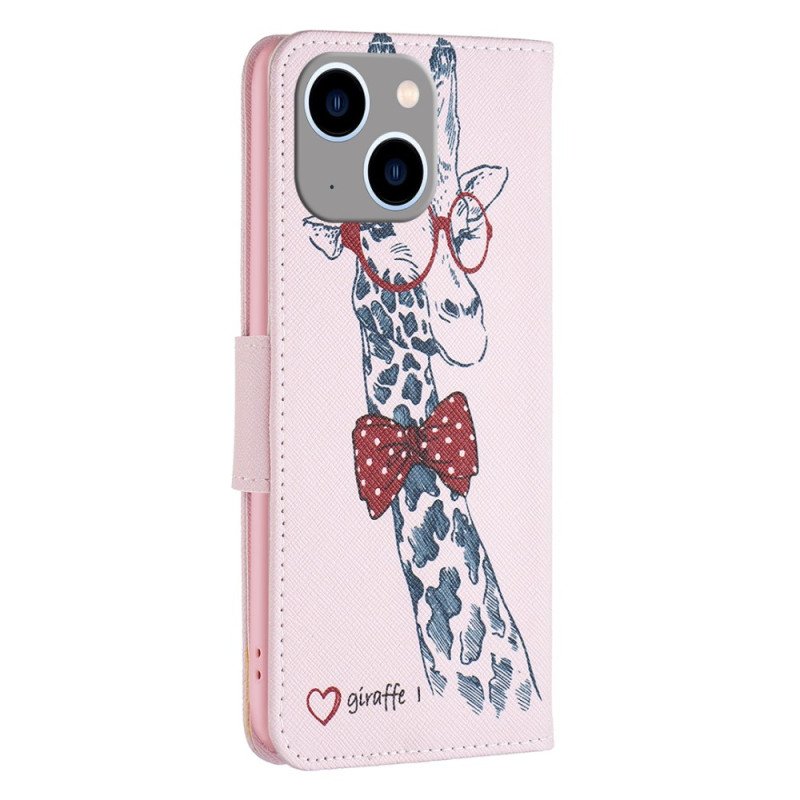 Fodral iPhone 15 Plus Intello Giraffe