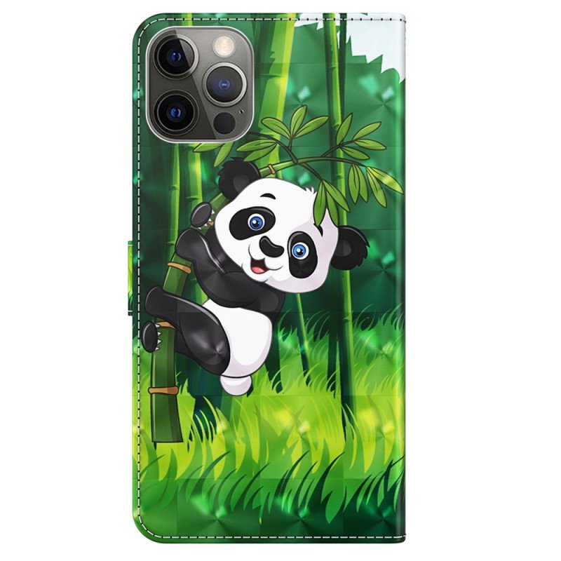 Fodral iPhone 15 Plus Med Kedjar 3d Bamboo Panda Med Rem