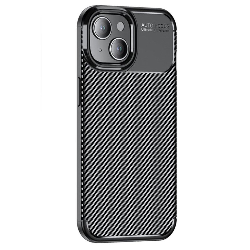 Skal iPhone 15 Plus Carbon Texture Fiber