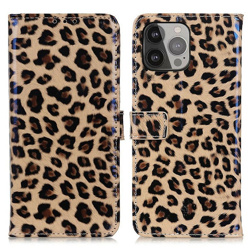 Fodral iPhone 13 Pro Max Vanlig Leopard