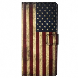 Folio-fodral iPhone 13 Pro Max Usa:s Flagga