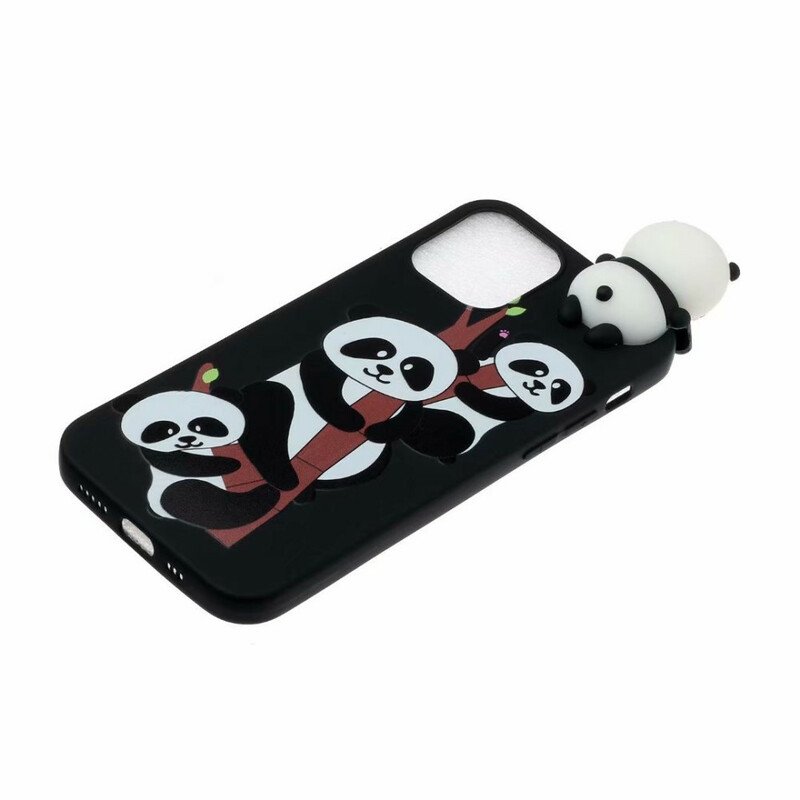 Mobilskal iPhone 13 Pro Max 3d Pandas På Bambu