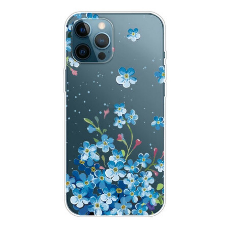 Mobilskal iPhone 13 Pro Max Bukett Blå Blommor