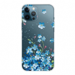 Mobilskal iPhone 13 Pro Max Bukett Blå Blommor