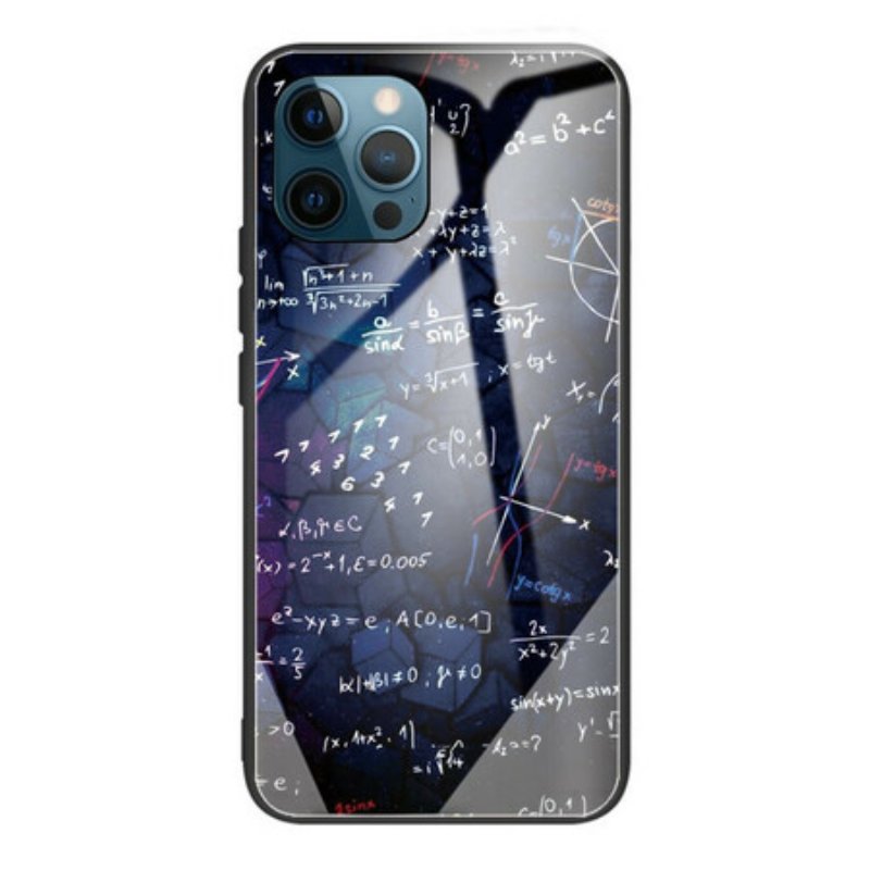 Mobilskal iPhone 13 Pro Max Matematiska Beräkningar Av Härdat Glas