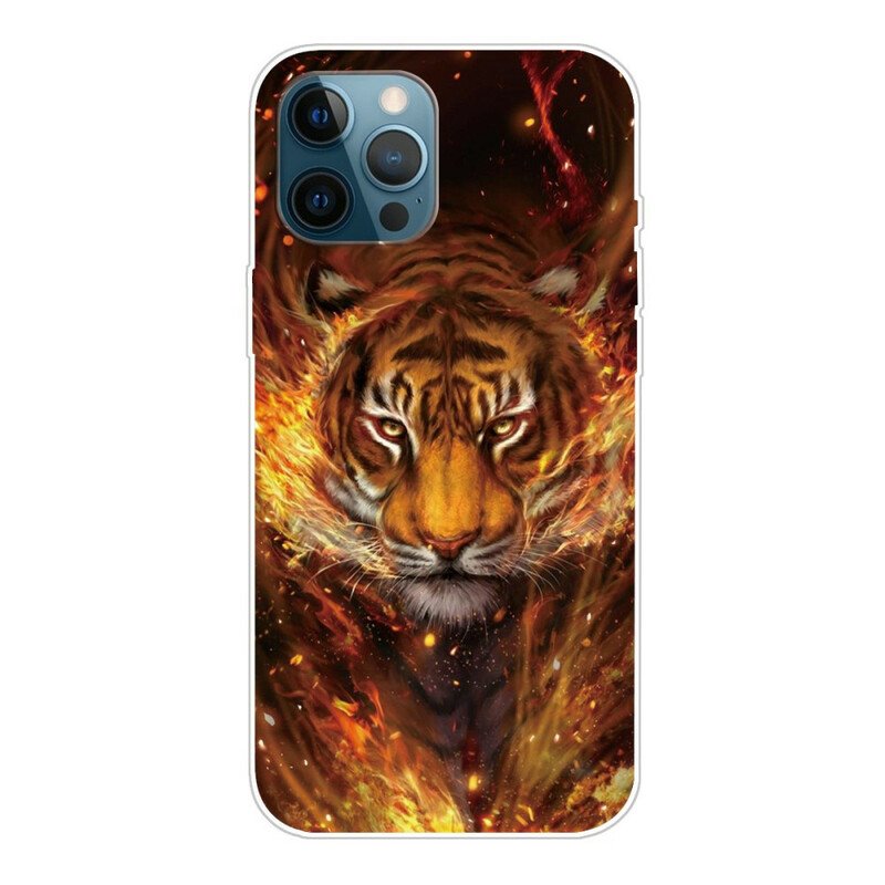 Skal iPhone 13 Pro Max Flexibel Tiger