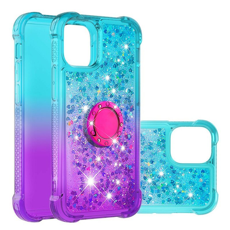 Skal iPhone 13 Pro Max Glitter Ring-bracket