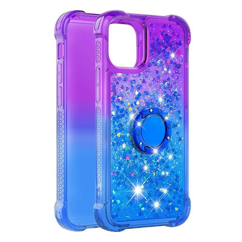 Skal iPhone 13 Pro Max Glitter Ring-bracket