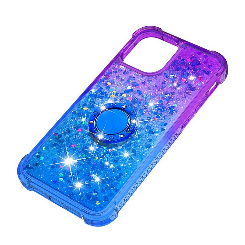 Skal iPhone 13 Pro Max Glitter Ring-bracket