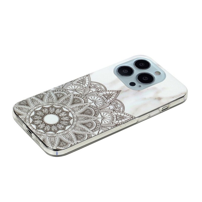 Skal iPhone 13 Pro Max Marmorerad Mandala