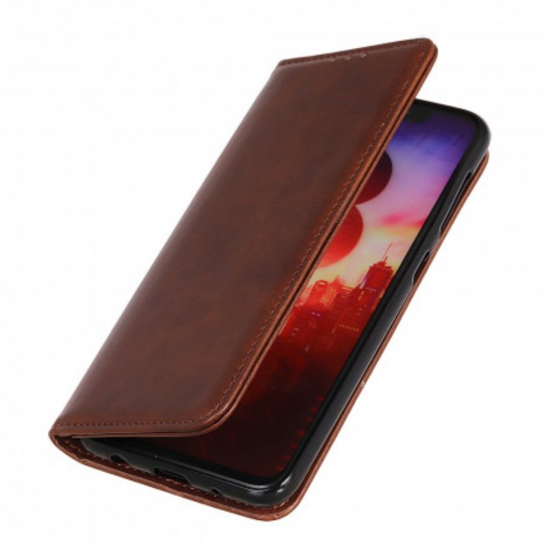 Folio-fodral Realme 8 / 8 Pro Läderfodral Elegance Split Läder