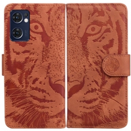 Fodral Oppo Find X5 Lite Tiger Face Print