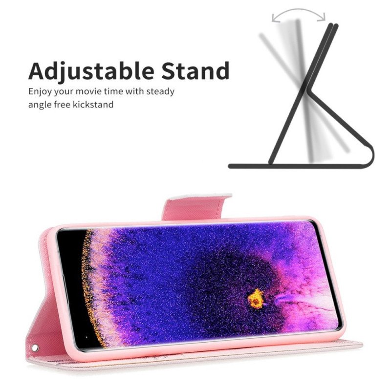 Folio-fodral Oppo Find X5 Lite Brainy Giraff