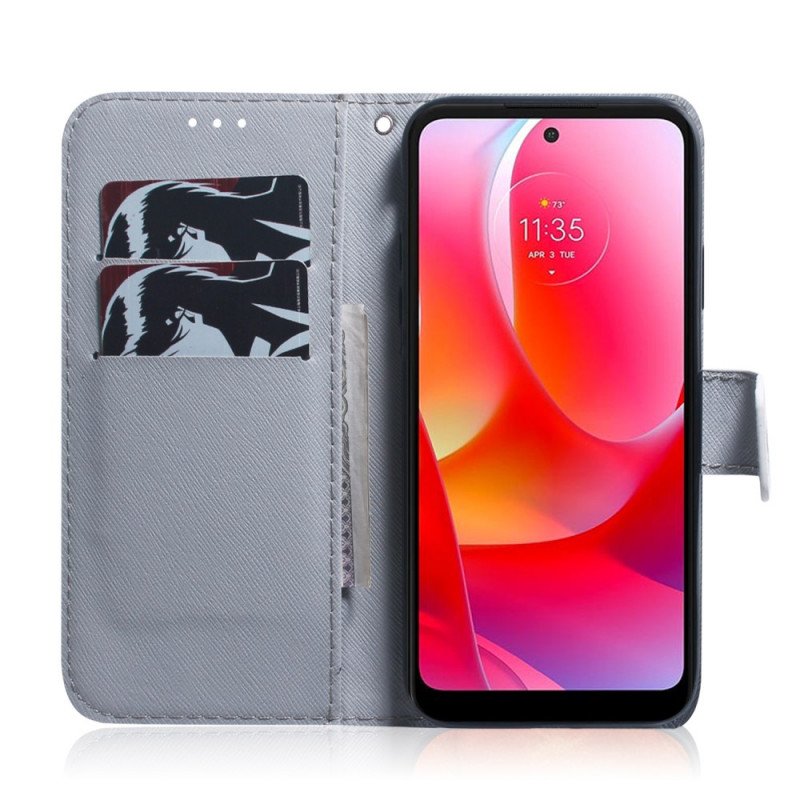 Läderfodral Oppo Find X5 Lite Mops Hund