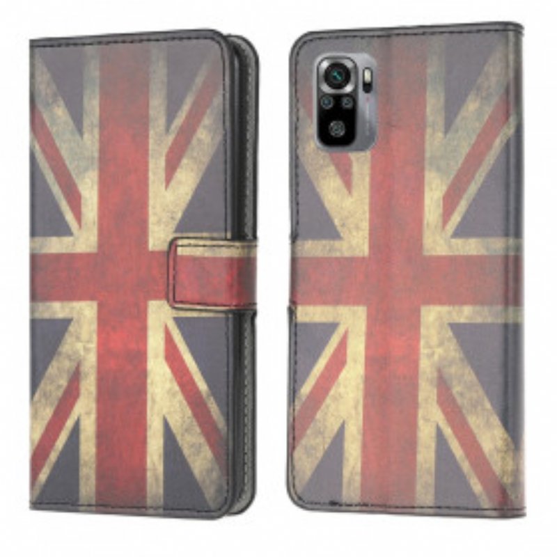 Folio-fodral Xiaomi Redmi Note 10 / 10S Englands Flagga