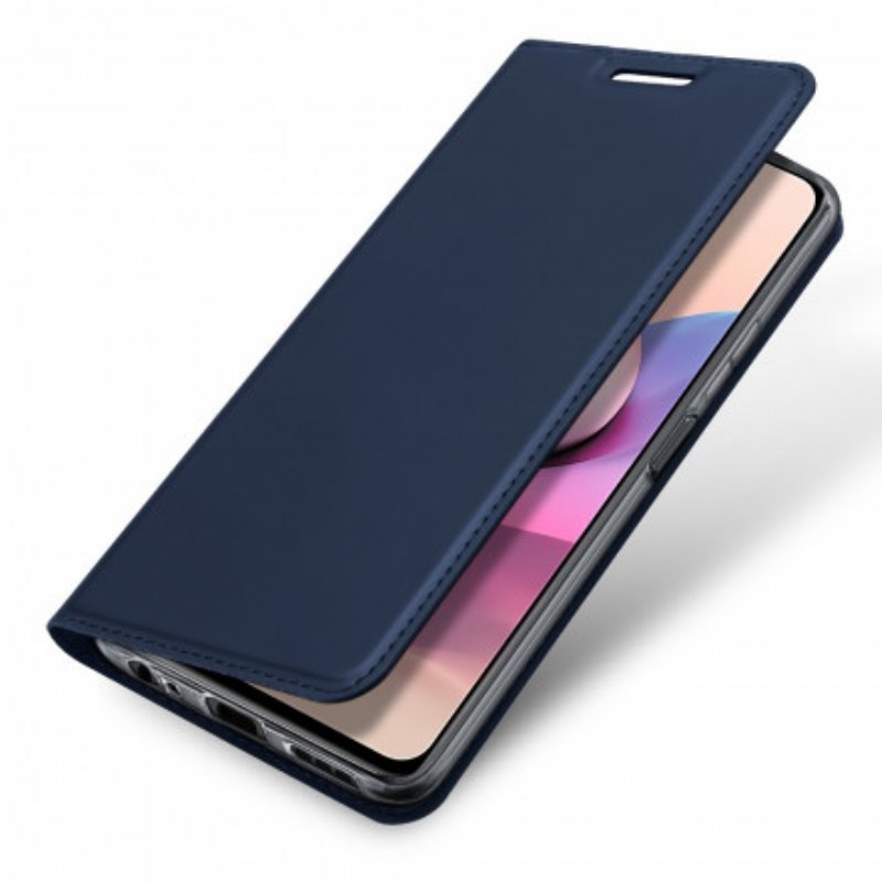 Folio-fodral Xiaomi Redmi Note 10 / 10S Läderfodral Skin Pro Dux Ducis