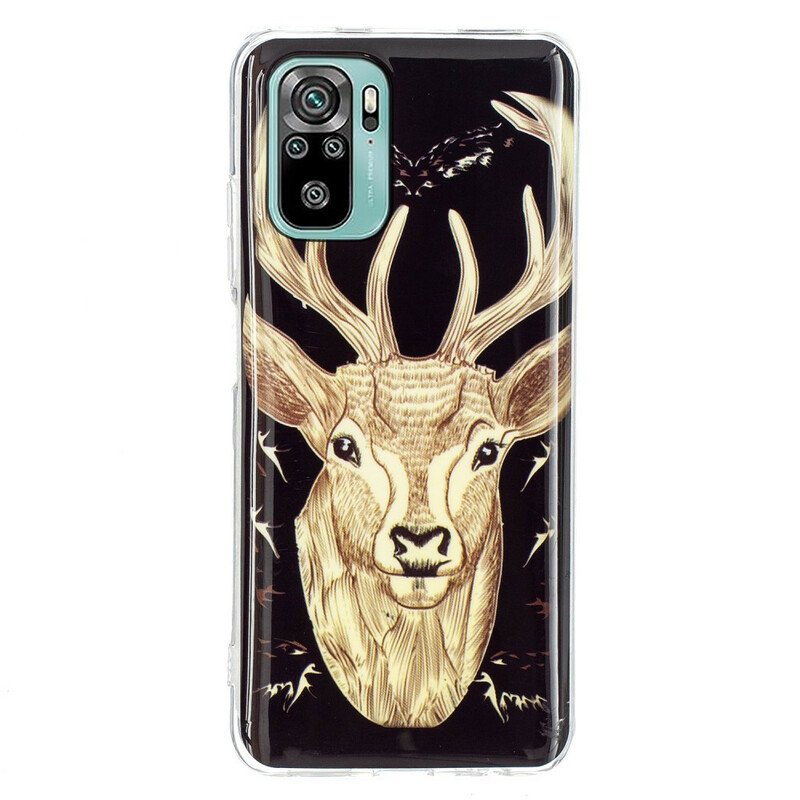 Skal Xiaomi Redmi Note 10 / 10S Fluorescerande Majestic Deer