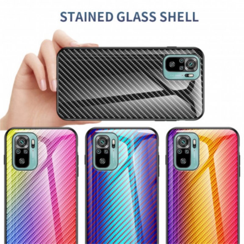 Skal Xiaomi Redmi Note 10 / 10S Kolfiberhärdat Glas