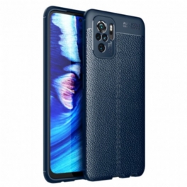 Skal Xiaomi Redmi Note 10 / 10S Lädereffekt Litchi Dubbel Linje