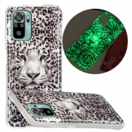 Skal Xiaomi Redmi Note 10 / 10S Leopard Fluorescerande