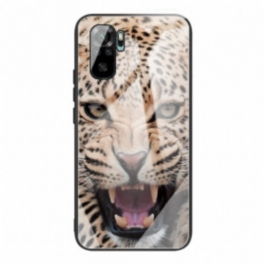 Skal Xiaomi Redmi Note 10 / 10S Leopard Härdat Glas