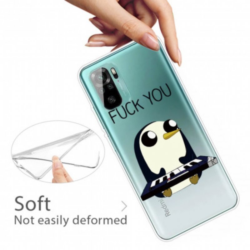 Skal Xiaomi Redmi Note 10 / 10S Penguin Knulla Dig