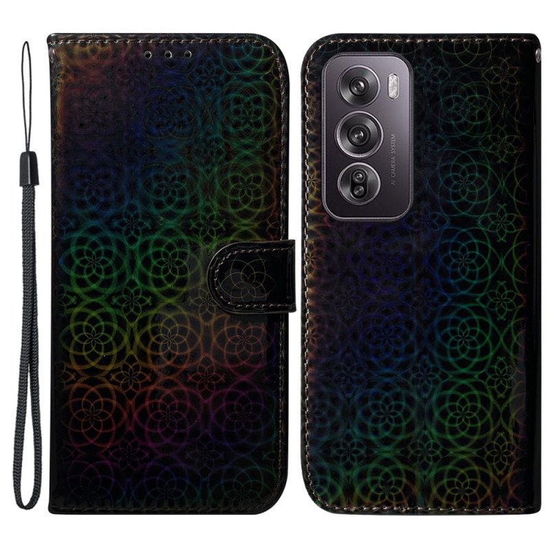 Läderfodral Oppo Reno 12 Pro 5g Telefonfodral Discostil