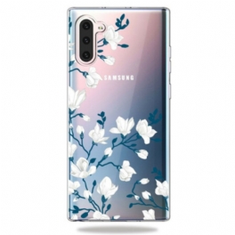 Skal Samsung Galaxy Note 10 Vita Blommor