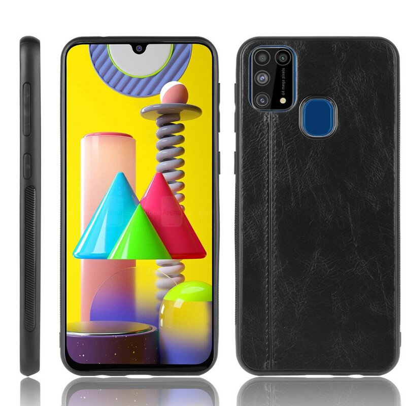 Skal Samsung Galaxy M31 Couture Lädereffekt