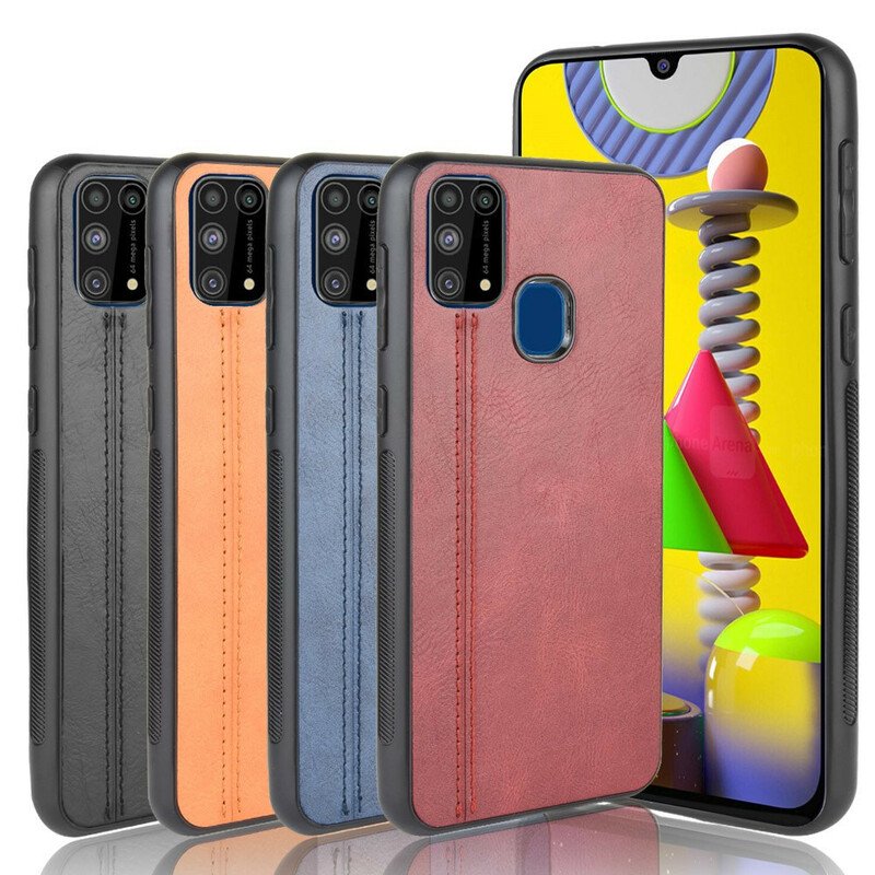 Skal Samsung Galaxy M31 Couture Lädereffekt