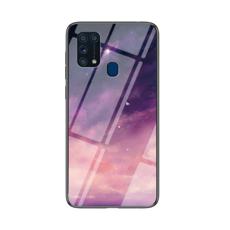 Skal Samsung Galaxy M31 Skönhet Härdat Glas