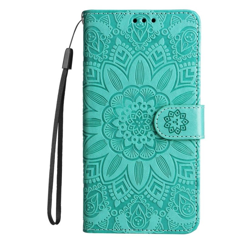 Läderfodral Huawei Nova 12 Se Telefonfodral Mandala Med Rem