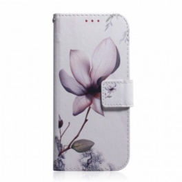 Fodral Huawei Nova 8i Blomma Dusty Pink