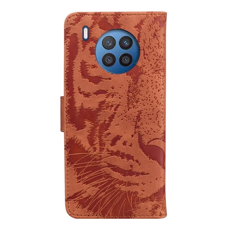 Fodral Huawei Nova 8i Tiger Face Print