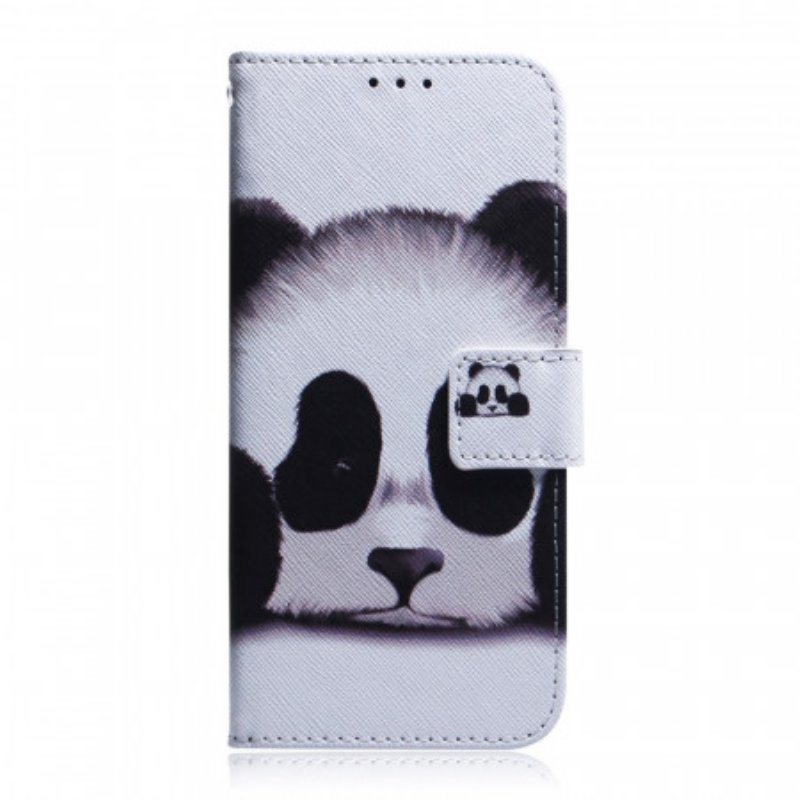 Folio-fodral Huawei Nova 8i Panda Ansikte