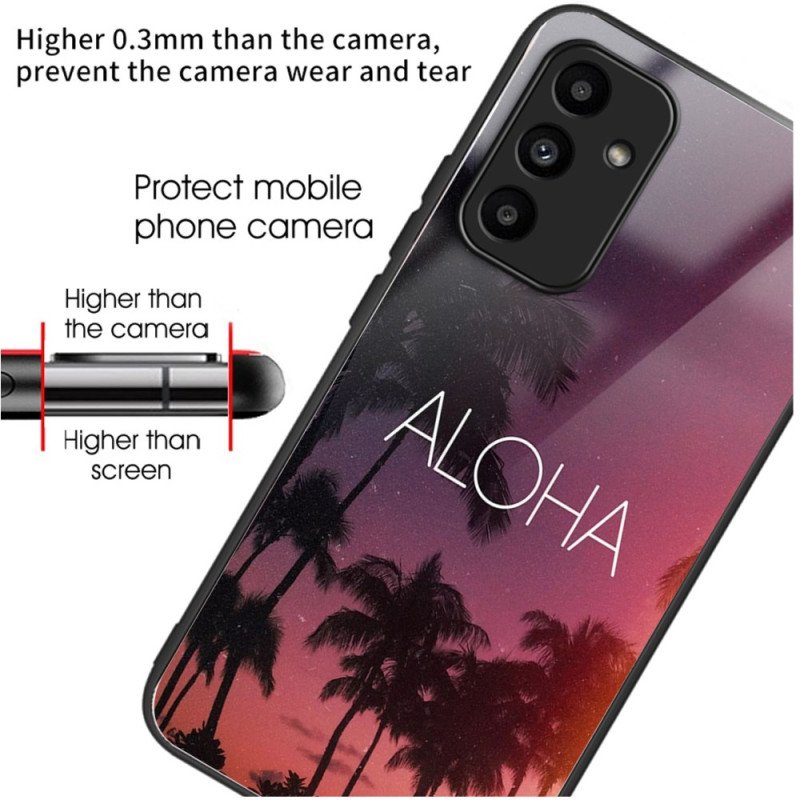 Skal För Samsung Galaxy A15 5g Aloha Härdat Glas