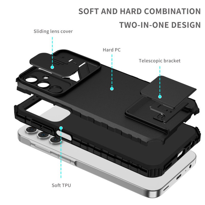 Skal För Samsung Galaxy A15 5g Skydd Och Stöd För Glidlins