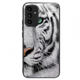 Skal Samsung Galaxy A15 5g Telefonfodral Tigerhuvud Härdat Glas