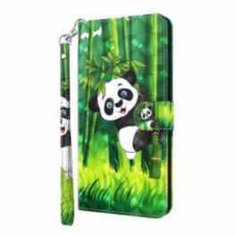 Fodral Xiaomi Redmi Note 9 Pro 5G Light Spot Panda Och Bambu