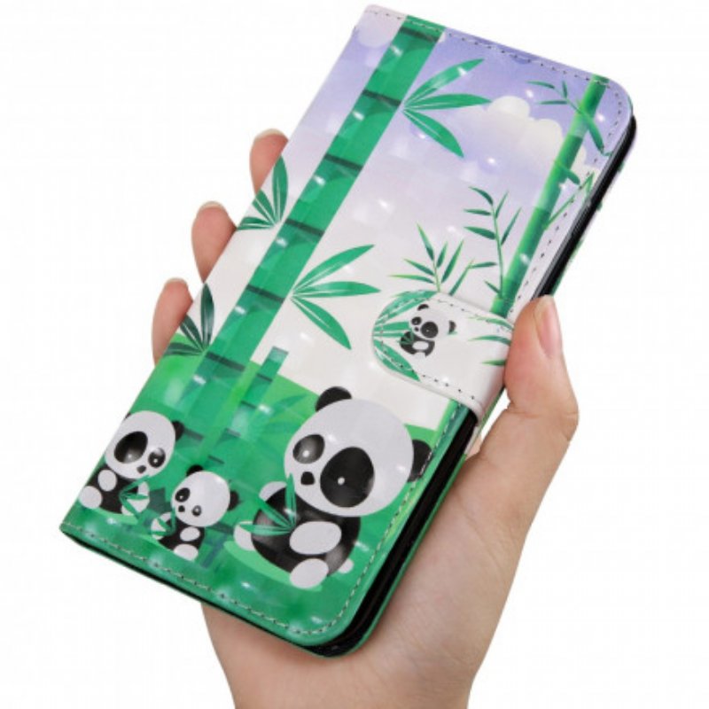 Fodral Xiaomi Redmi Note 9 Pro 5G Panda Familj