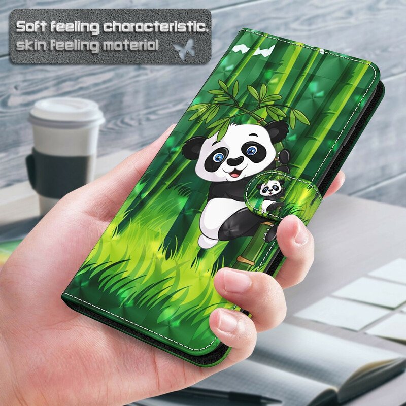 Fodral Xiaomi Redmi Note 9 Pro 5G Panda Och Bambu